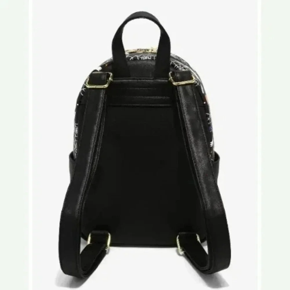 Her Universe Disney Mickey Mouse Halloween Skeleton Glow In The Dark Backpack - Picture 4 of 5